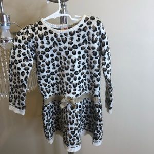 Cheetah Print Sweater Dress